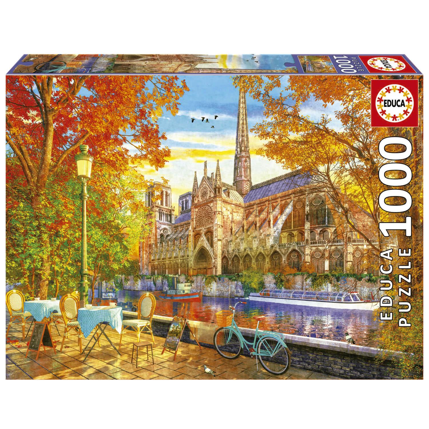 Tapis de puzzle 500 à 2000 pièces : Parking puzzle - Educa - Rue des Puzzles