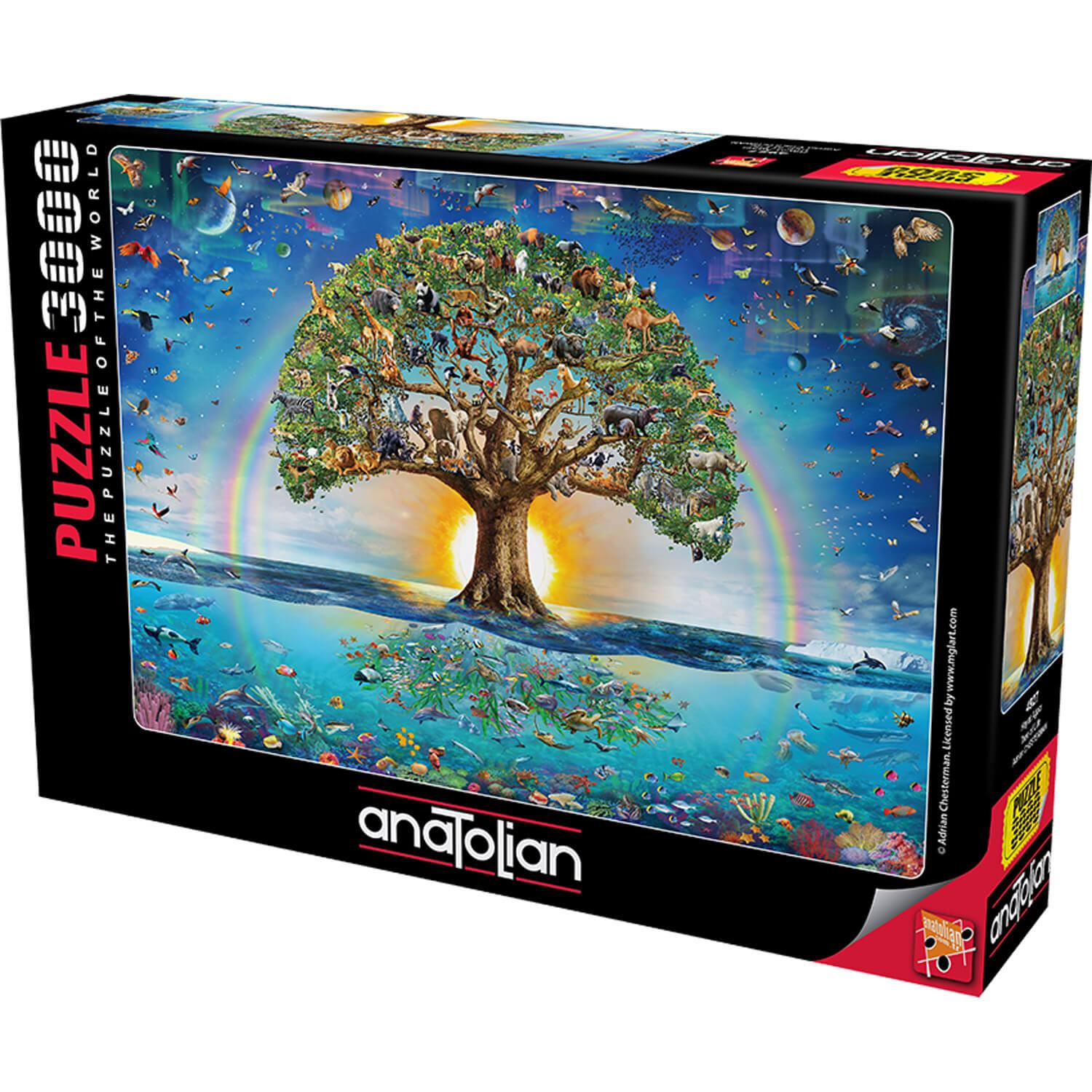 Jigsaw puzzle en bois adulte et enfant - l'arbre de vie