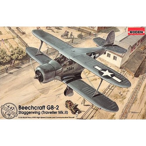 maquette avionâ : beechcraft gb-2 "traveller" mk.ii