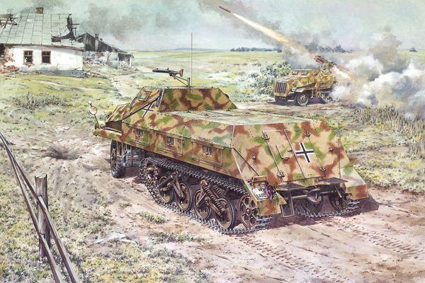 Maquette Char : Munitionskraftwagen fur Nebelwerfer Sd.Kfz.4