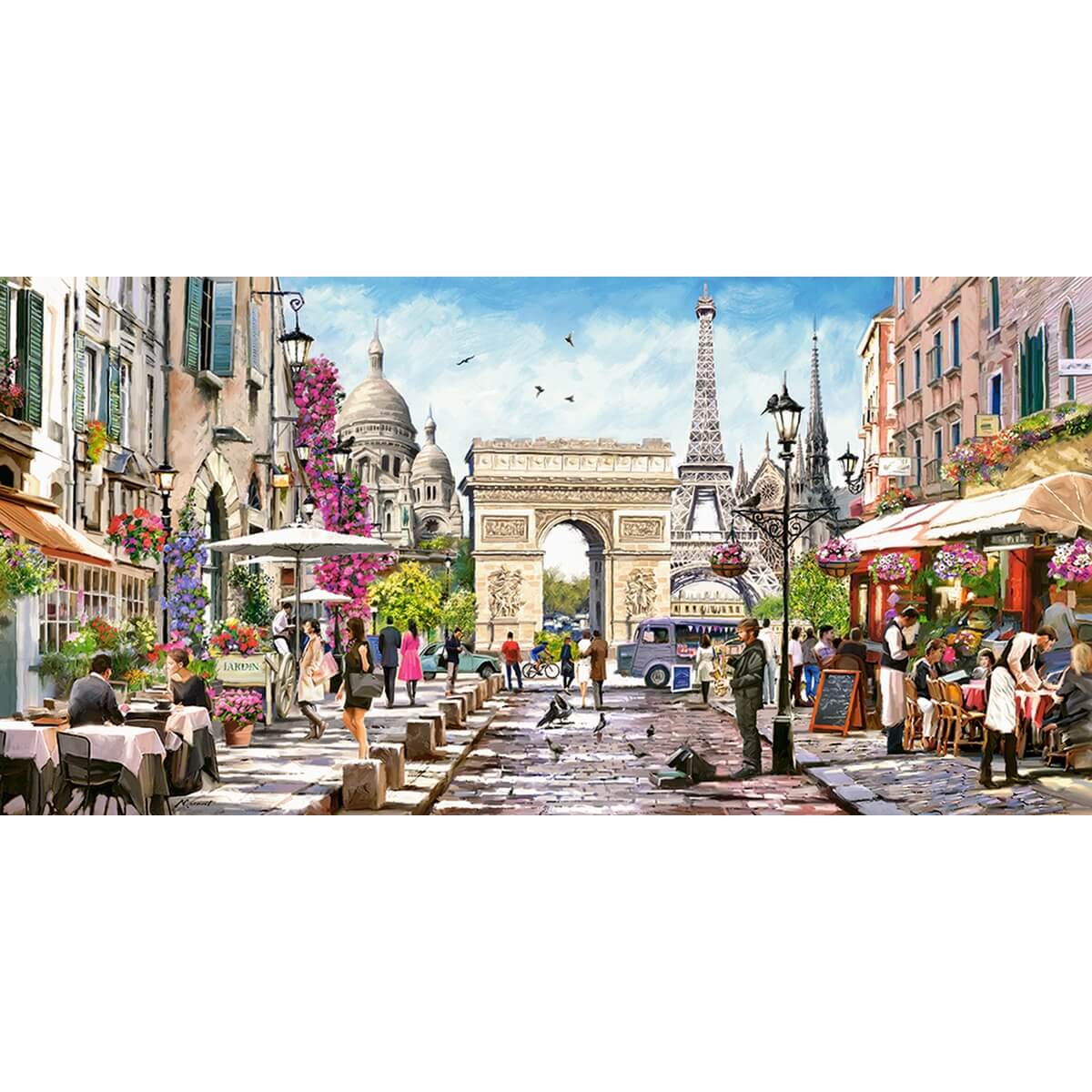 Castorland 4000 pièces puzzle paysages villes