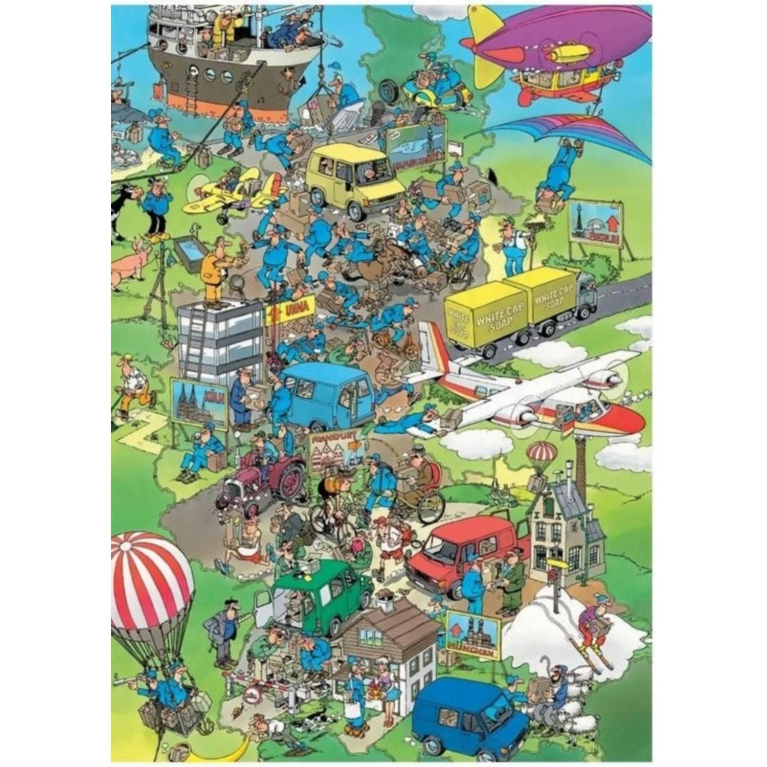 Puzzle 1000 pièces : JVH - Livraison Chaotique Puzzle 1000 pièces : JVH - Livraison Chaotique