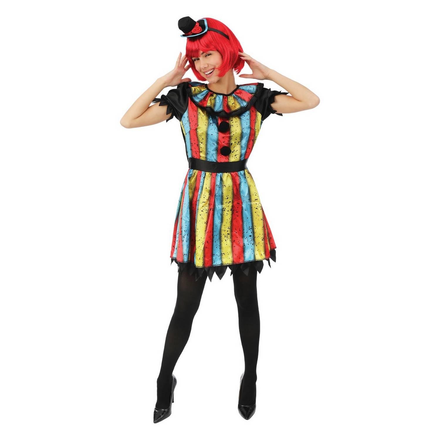 Deguisement Clown - multicolore - Femme - S/M