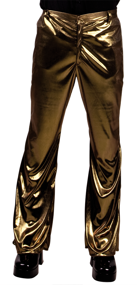 Pantalon Disco Brillant Or - Homme