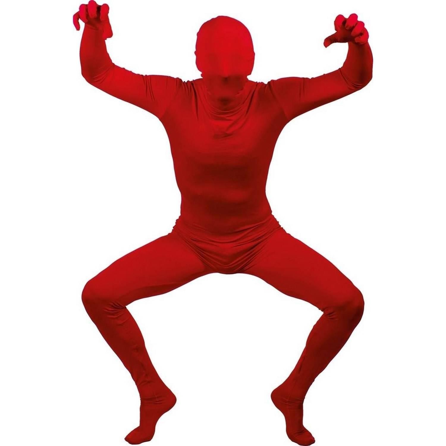 Déguisement Kolalapo seconde peau Rouge taille L/XL