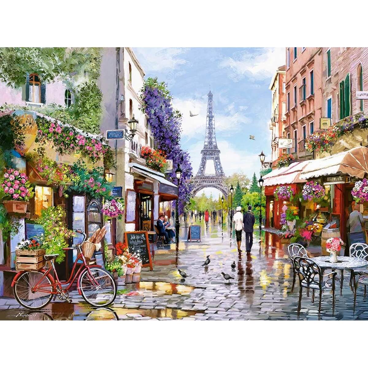 Puzzle 3000 pièces : Paris Fleuris - Castorland - Rue des Puzzles