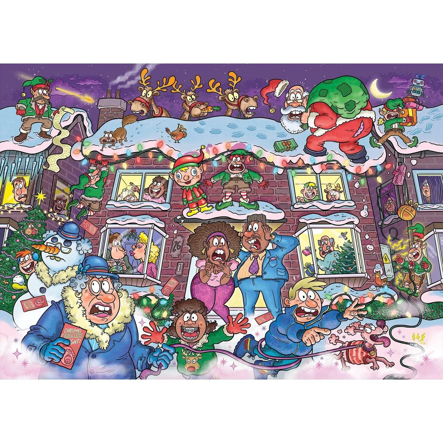 Puzzle 1000 pièces : Wasgij Christmas 22 - Une nuit pas si douce?! Puzzle 1000 pièces : Wasgij Christmas 22 - Une nuit pas si douce?!