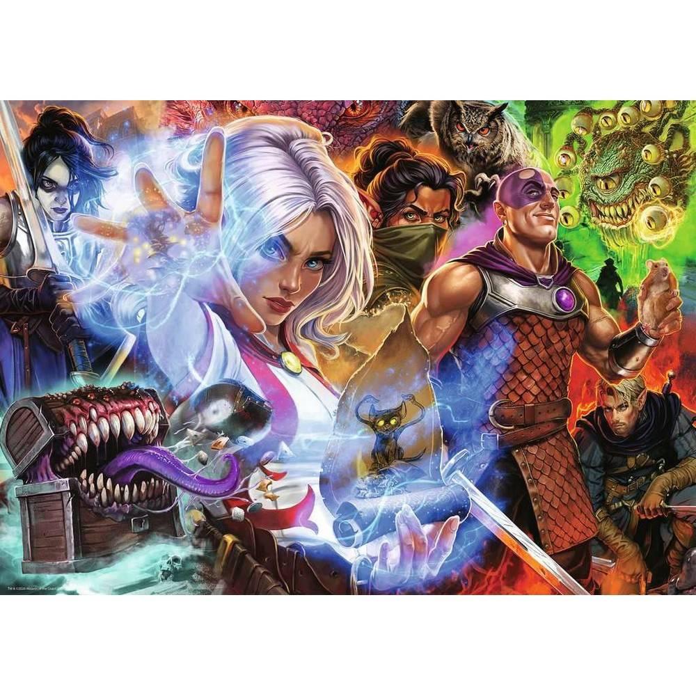 Puzzle 1000 pièces : Quête acceptée Donjons & Dragons Ravensburger France