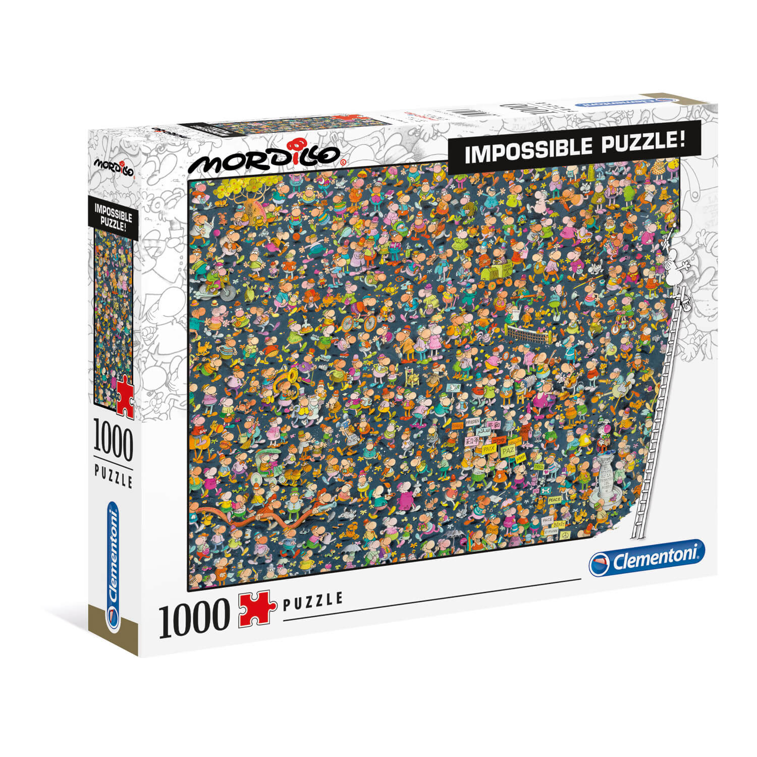 Clementoni - Puzzle adulte, Impossible 1000 pièces - La Reine des Neiges 2