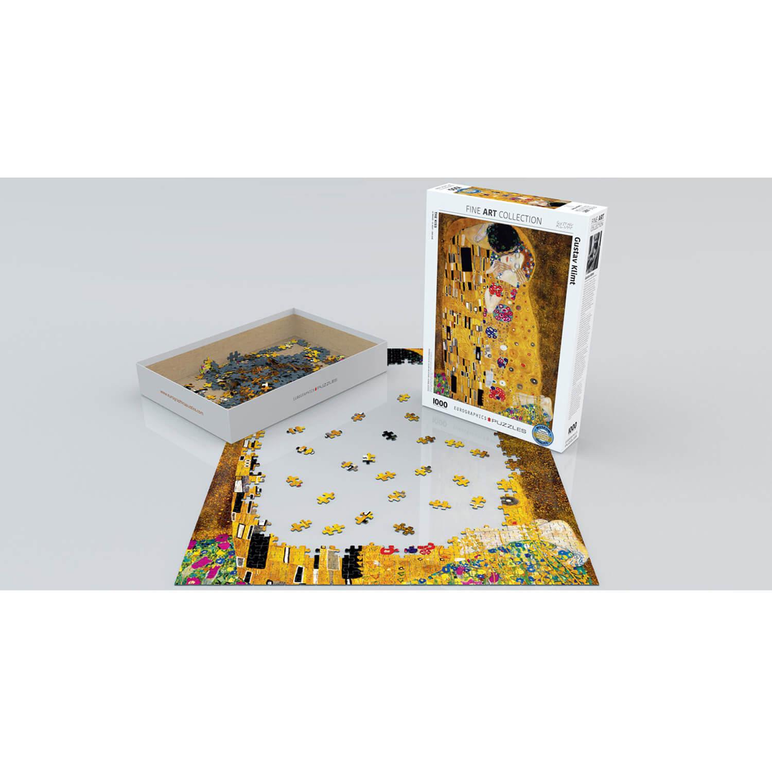 Puzzle 1000 p Art collection - Le baiser / Gustav Klimt, Puzzle adulte, Puzzle, Produits