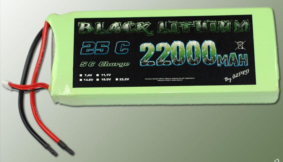 Black Lithium 5S 18.5V 22000mAh 25C