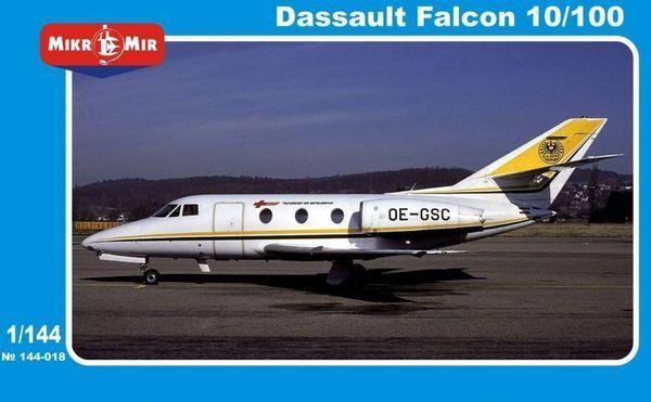 Dassault Falcon 10/100 - 1:144e - Micro Mir AMP