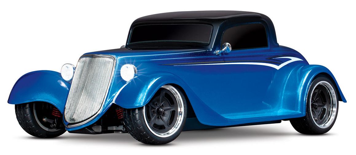 Hot Rod Coupe 4WD 1/10 bleu RTR