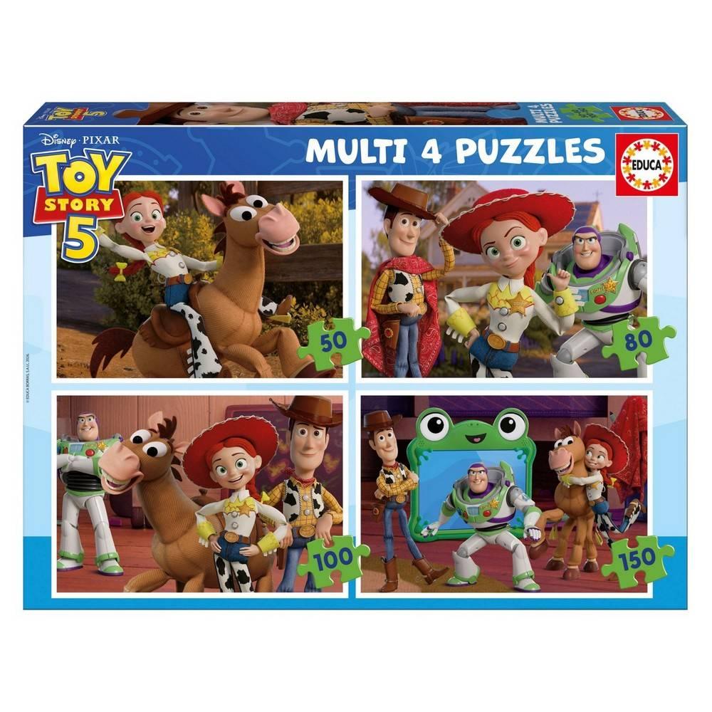 Puzzles 4en1 de 50 Ã&nbsp; 150 piÃ¨ces : Toy Story 5