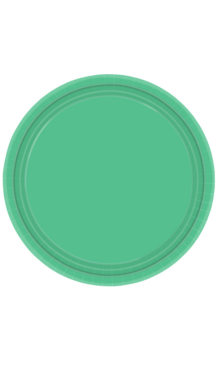 Assiettes en Carton Vertes (lot de 8)