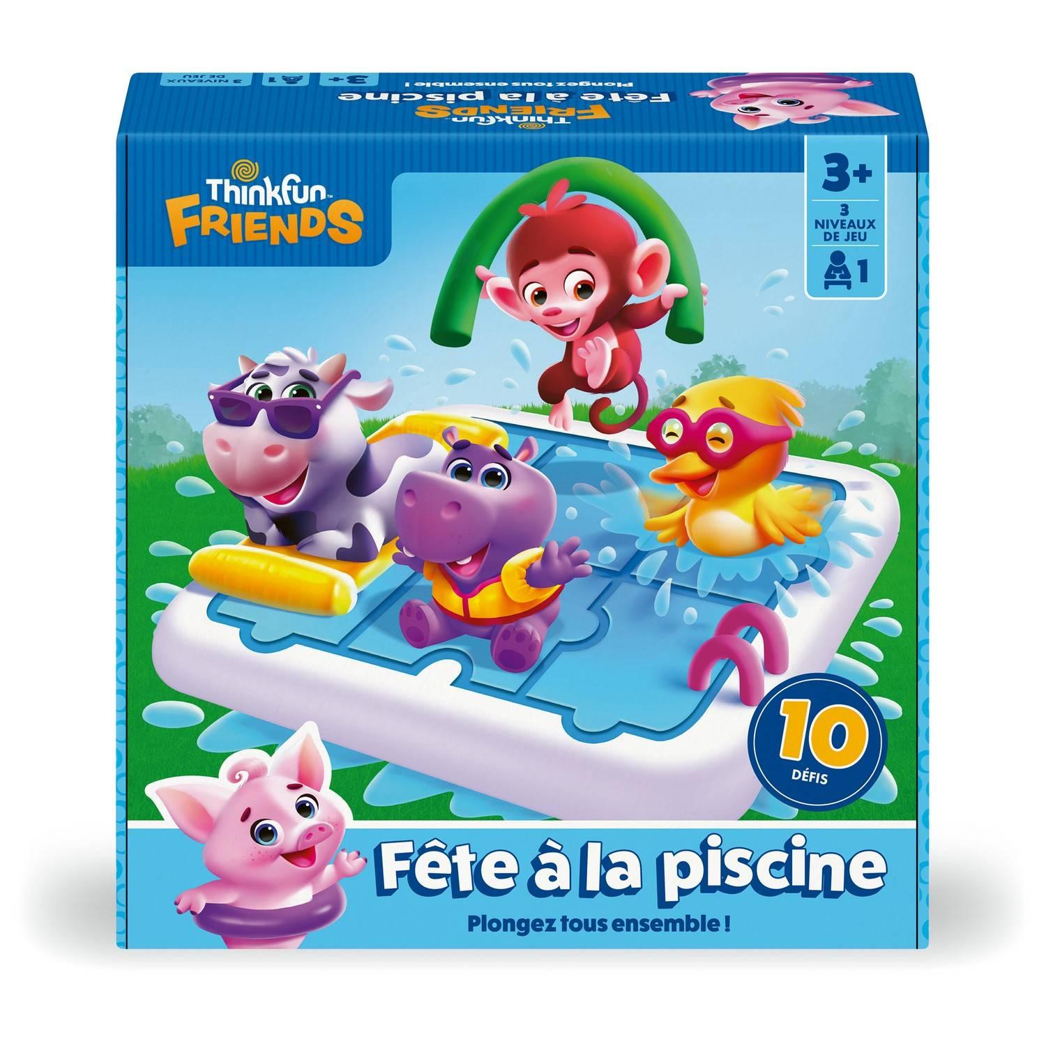 Ravensburger Jeux De Logique Thinkfun Friends : Fête À La Piscine Jeux De Réflexion Jeu De Société - vue 2