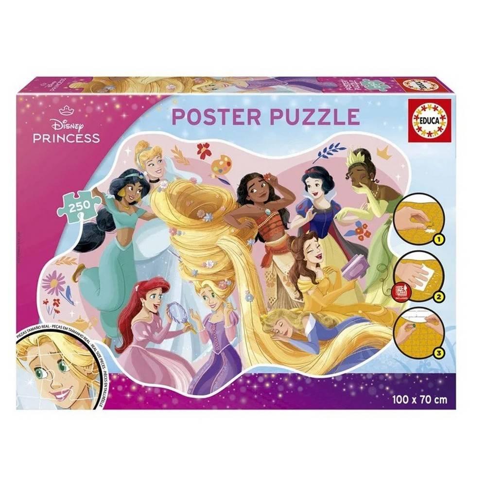 Puzzle poster 250 piÃ¨ces : Disney Princesses