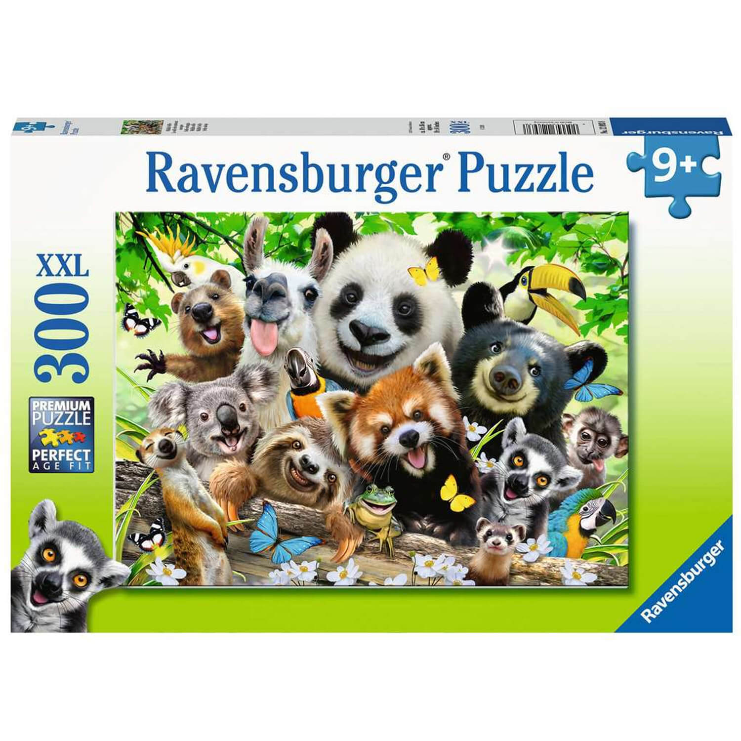 Puzzle 300 pièces XXL : Le selfie des animaux sauvages - Jeux et jouets  Ravensburger - Avenue des Jeux