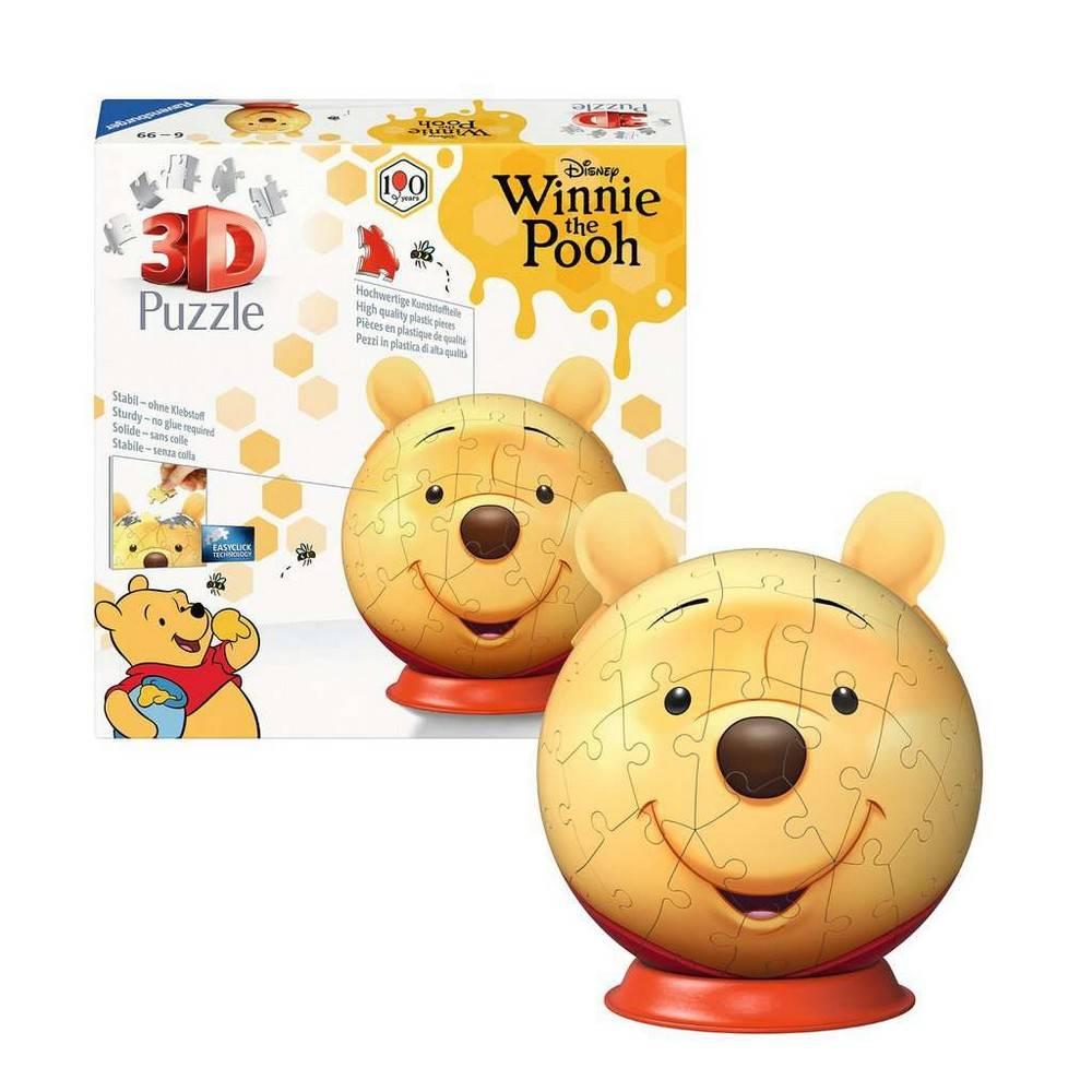 Puzzle 3D Ball 72 pièces : Winnie 'ourson Ravensburger France