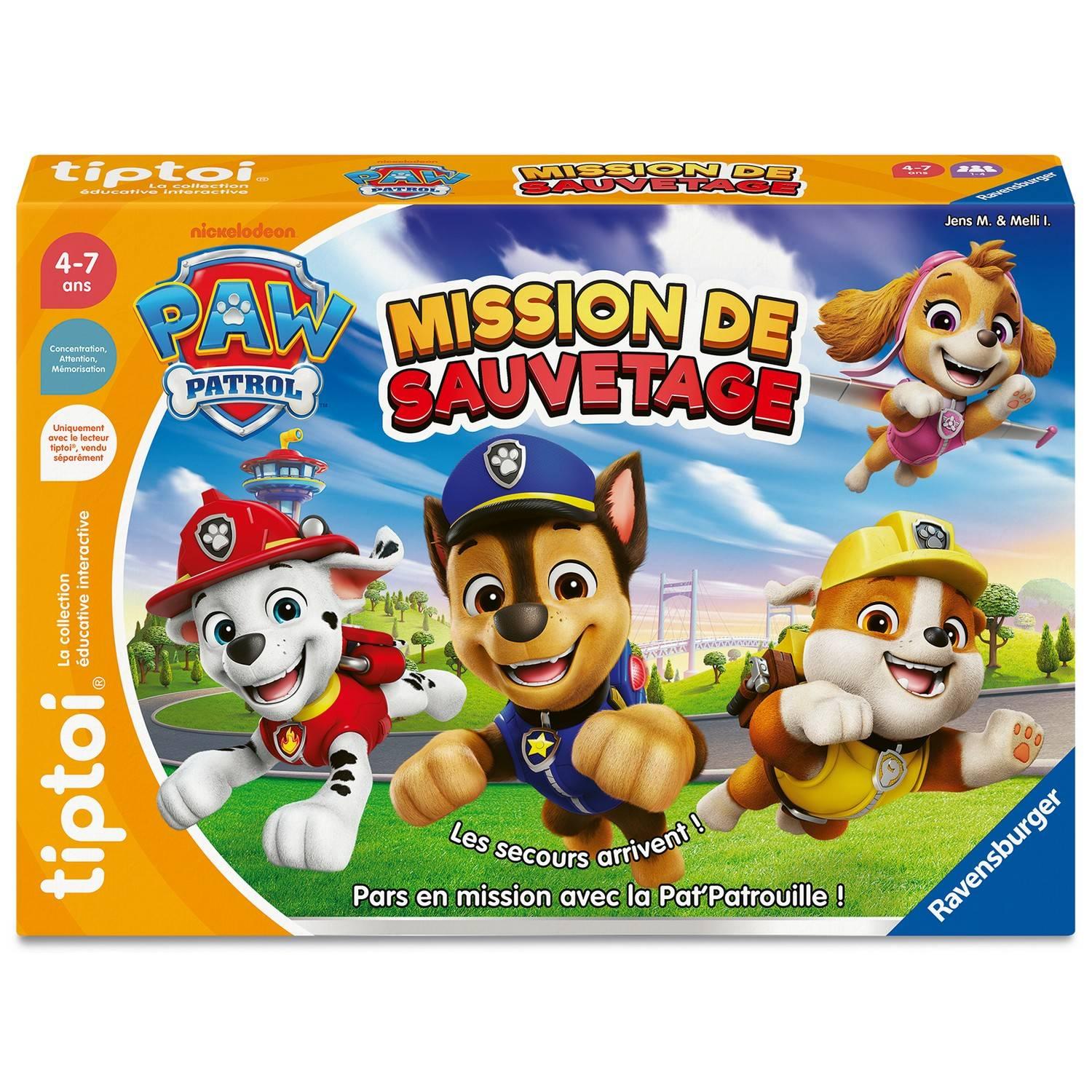 tiptoi® La Pat' Patrouille Mission de sauvetage Ravensburger Jeux France