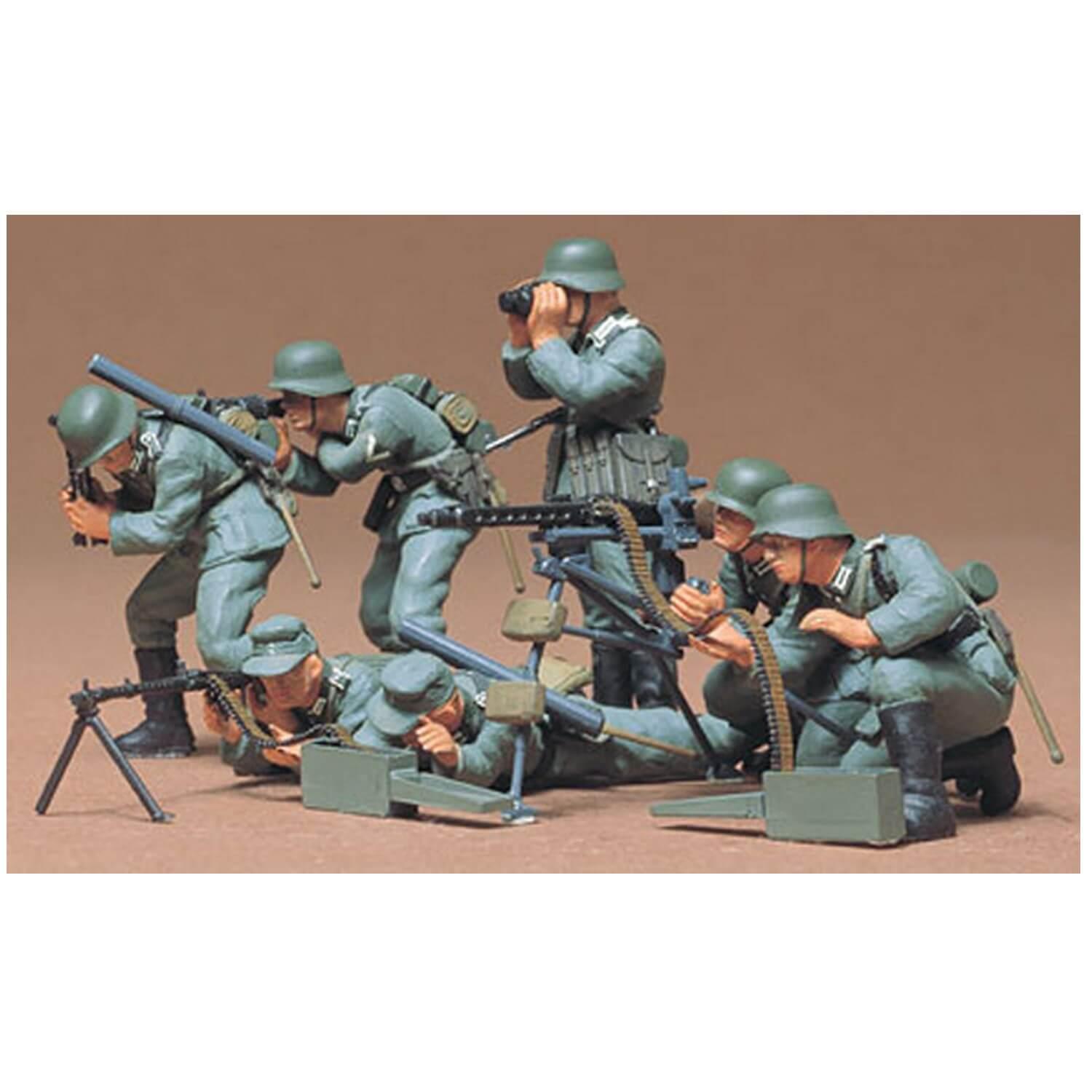 figurines mitrailleurs allemands