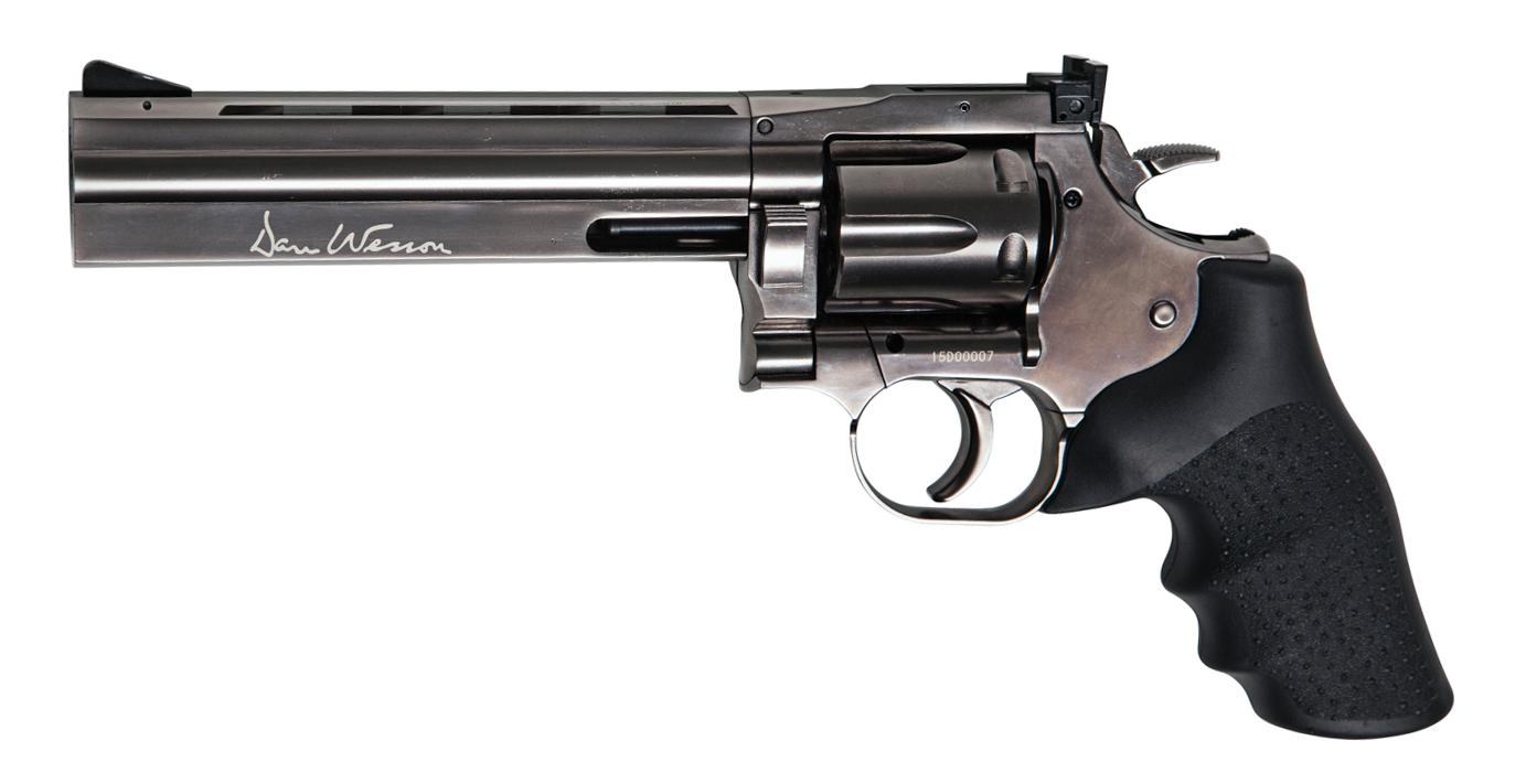 Revolver Dan Wesson steel grey 6'' - 4. 5 mm - Jeux et jouets Europ-Arm ...