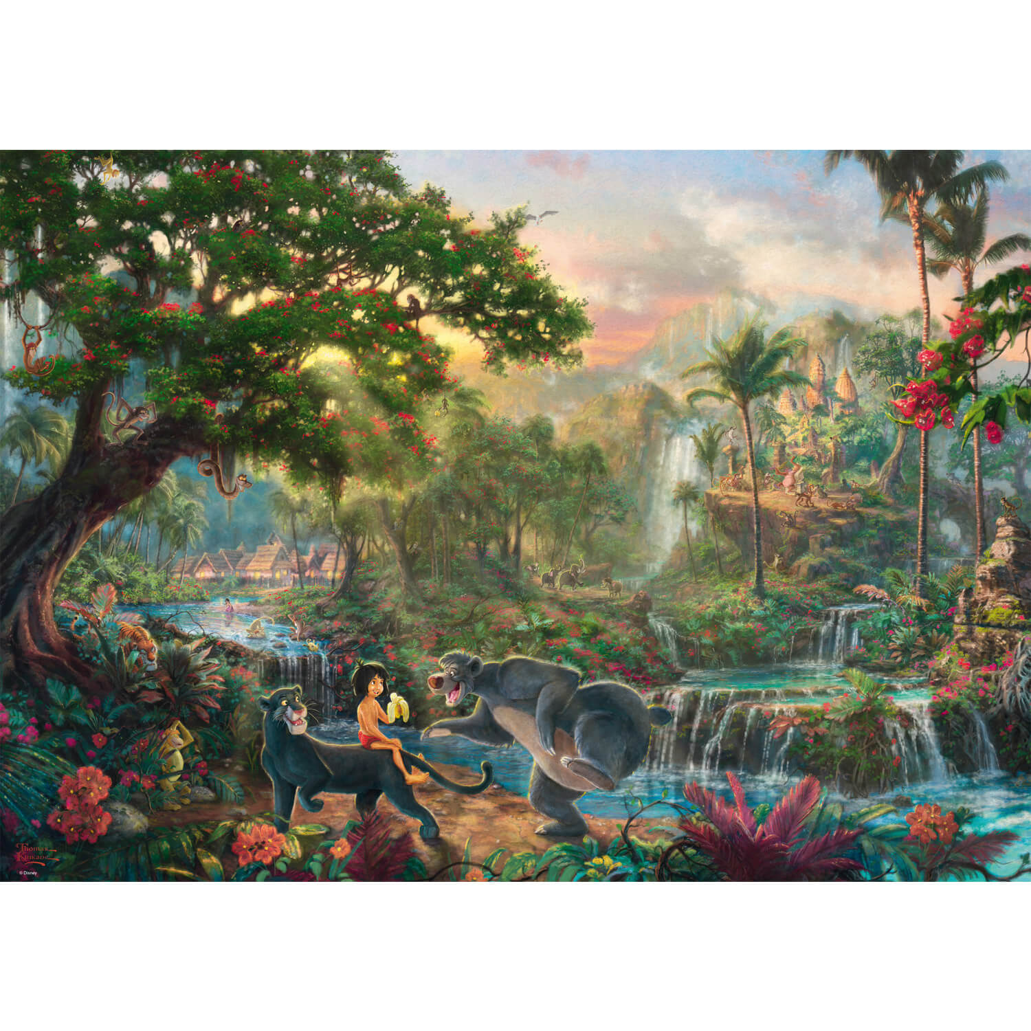 Ravensburger Puzzle 1000 Pieces Disney Livre De La Jungleadultes Puzzle