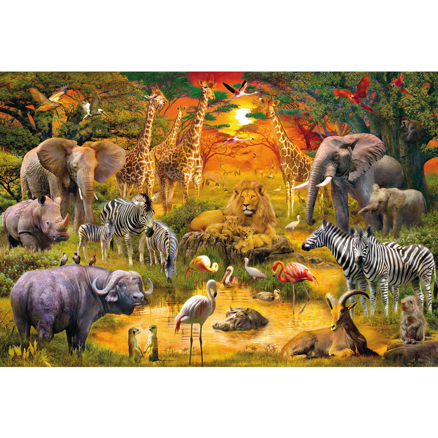 puzzle 150 piã¨ces : animaux d'afrique