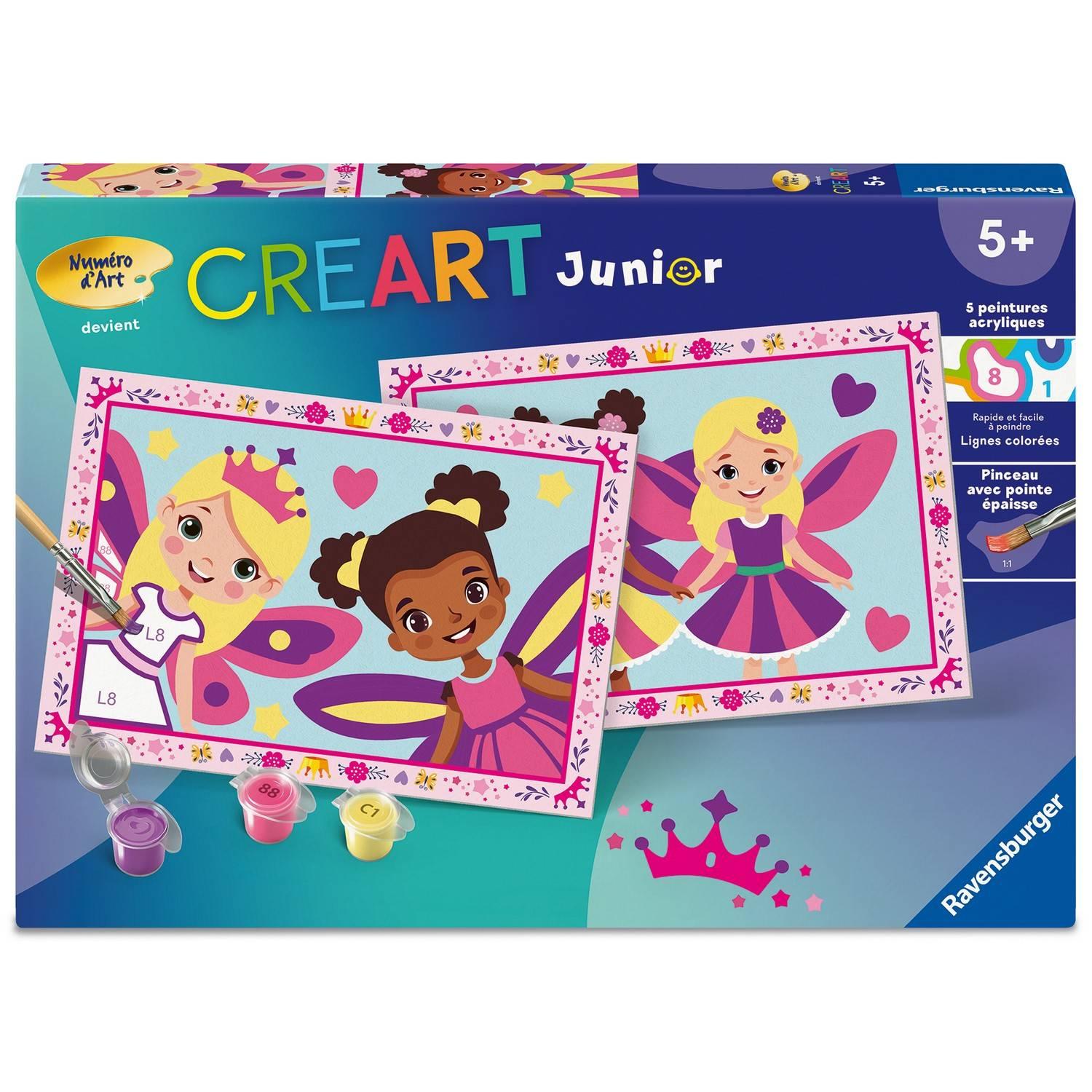 Creart Junior peinture au numéros : Fées Ravensburger Jeux France