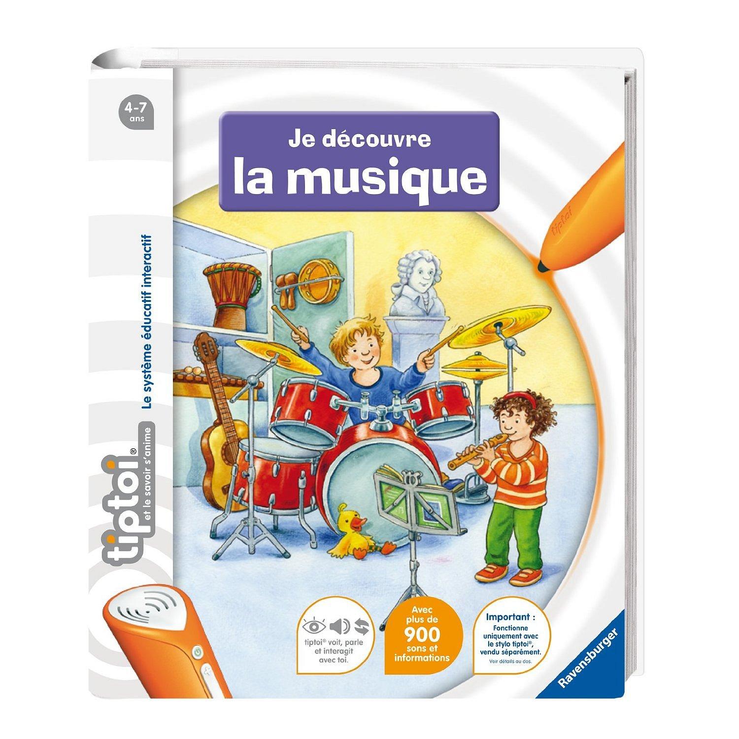 Livre électronique Tiptoi : Je découvre la musique - Ravensburger - Jeux France