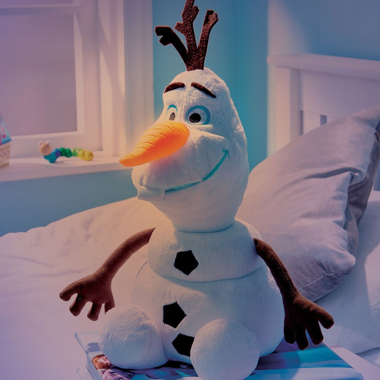 Peluche Disney, La Reine des neiges - Olaf lumineux