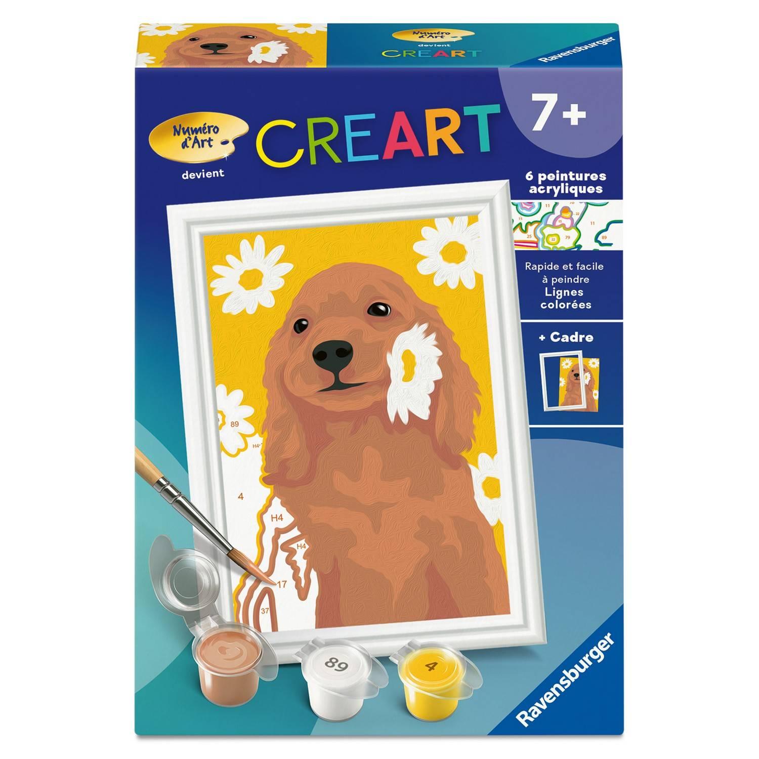 Creart Kids peinture au numéros : Cocker Ravensburger Jeux France