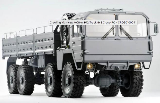 Crawling kit - New MC8-B 1/12 Truck 8x8 Cross-RC