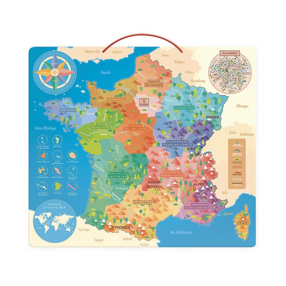 Nathan Puzzle Enfant 250 Pièces Carte De France Filles Ou Garçons