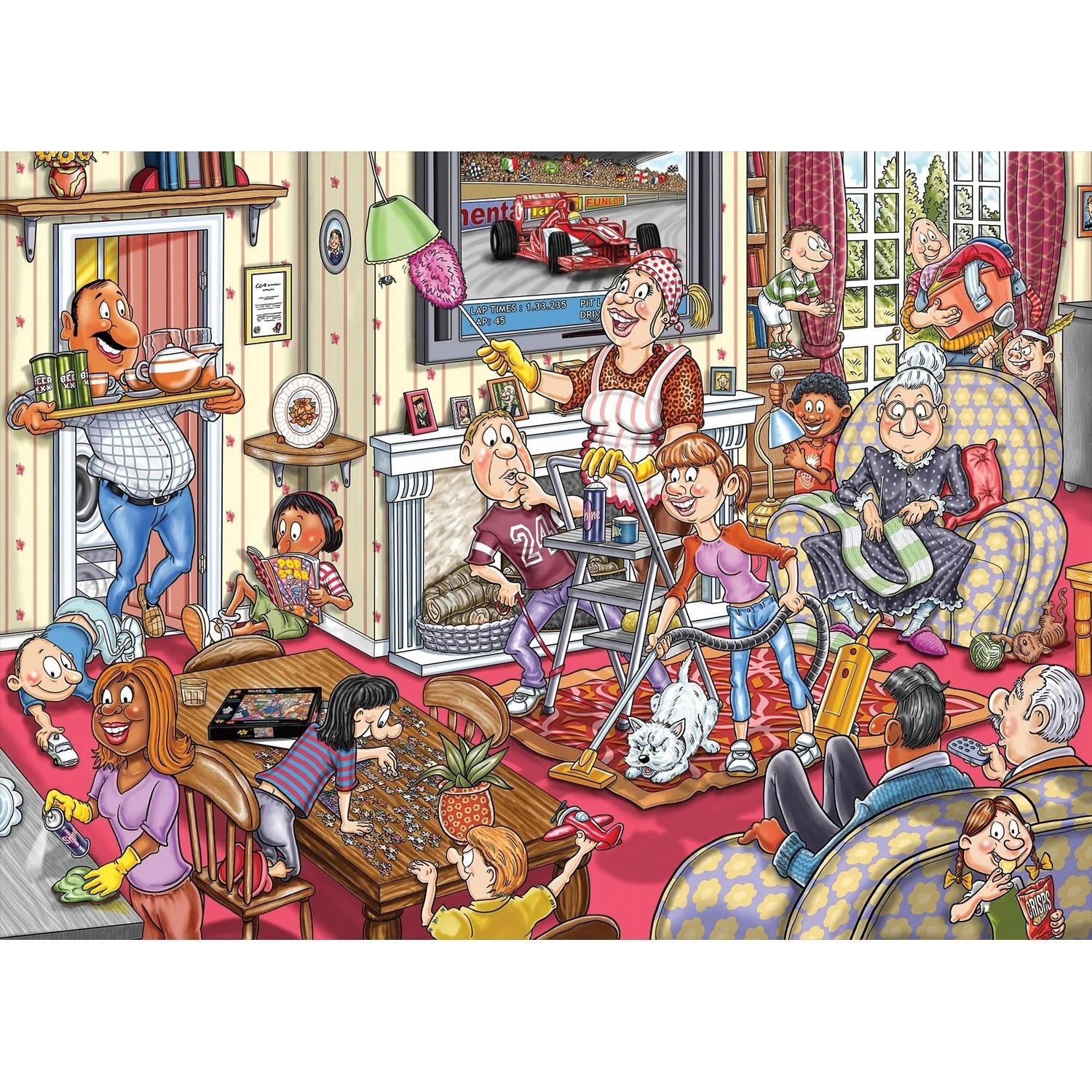 Puzzle 1000 piÃ¨ces : Wasgij Mystery 10Â&nbsp;- La fiÃ¨vre du printemps !