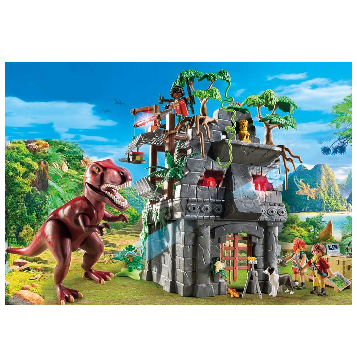 Explorateurs avec animaux de la savane Playmobil