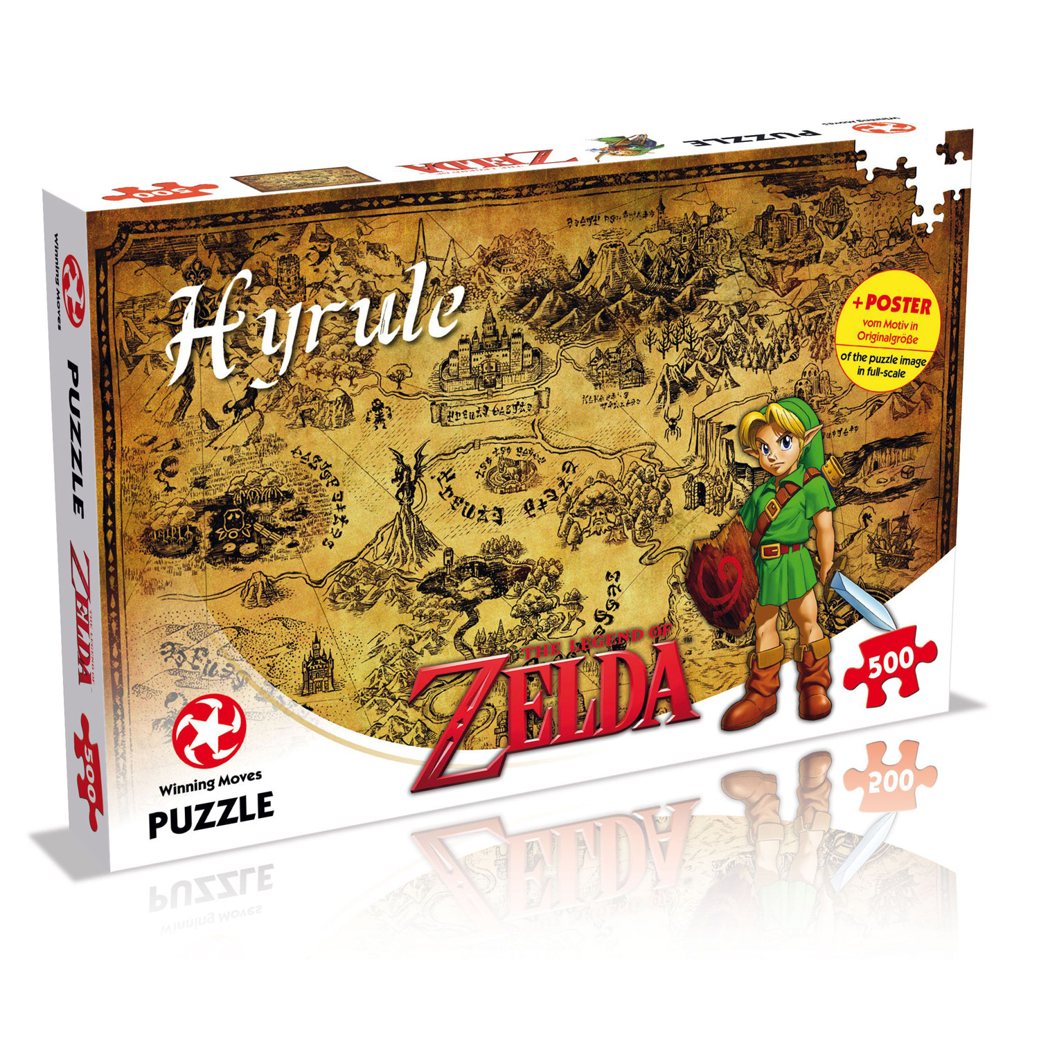 Puzzle 1000 Pièces The Legend Of Zelda Puzzle Rond Garçons Et