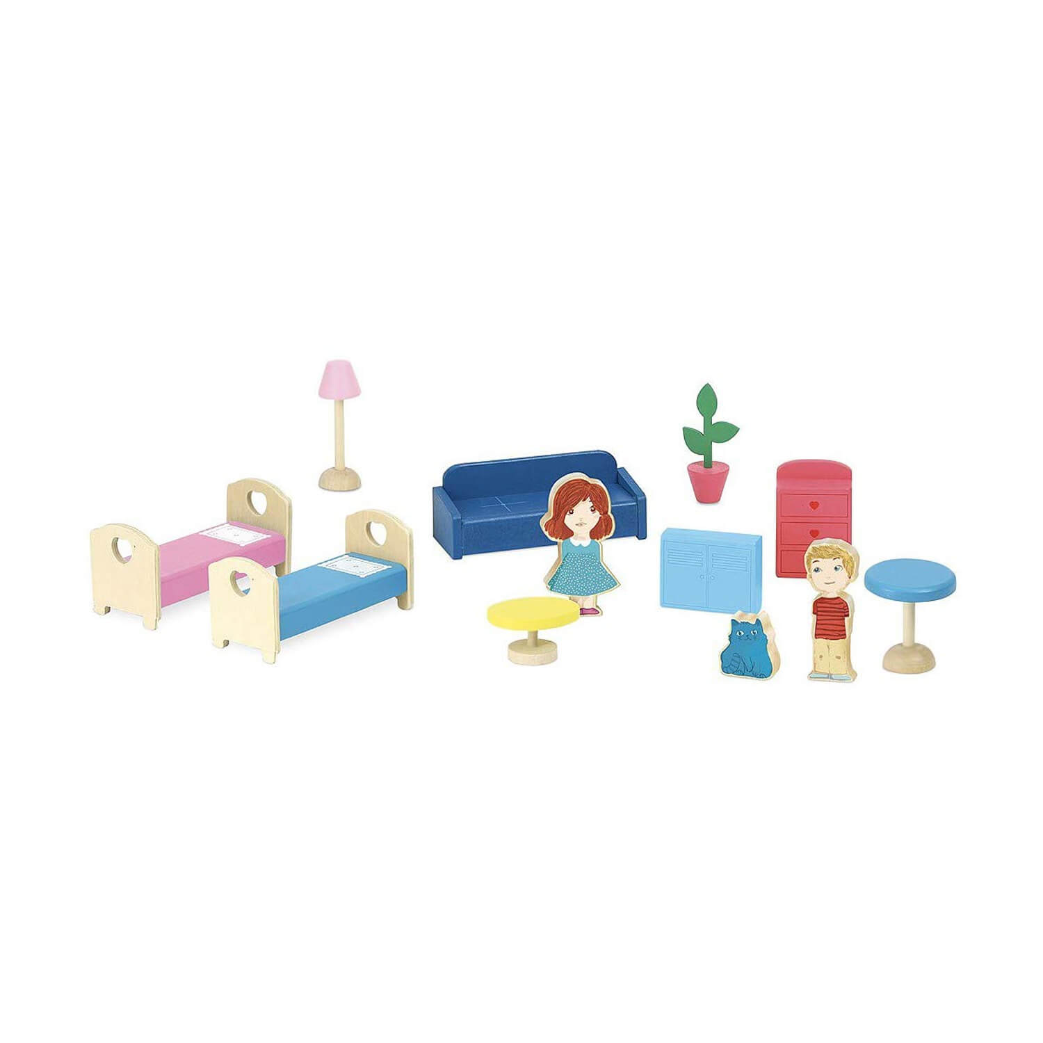 VILAC - Puzzles de la maison - La Dame en Bois - Jeux & jouets