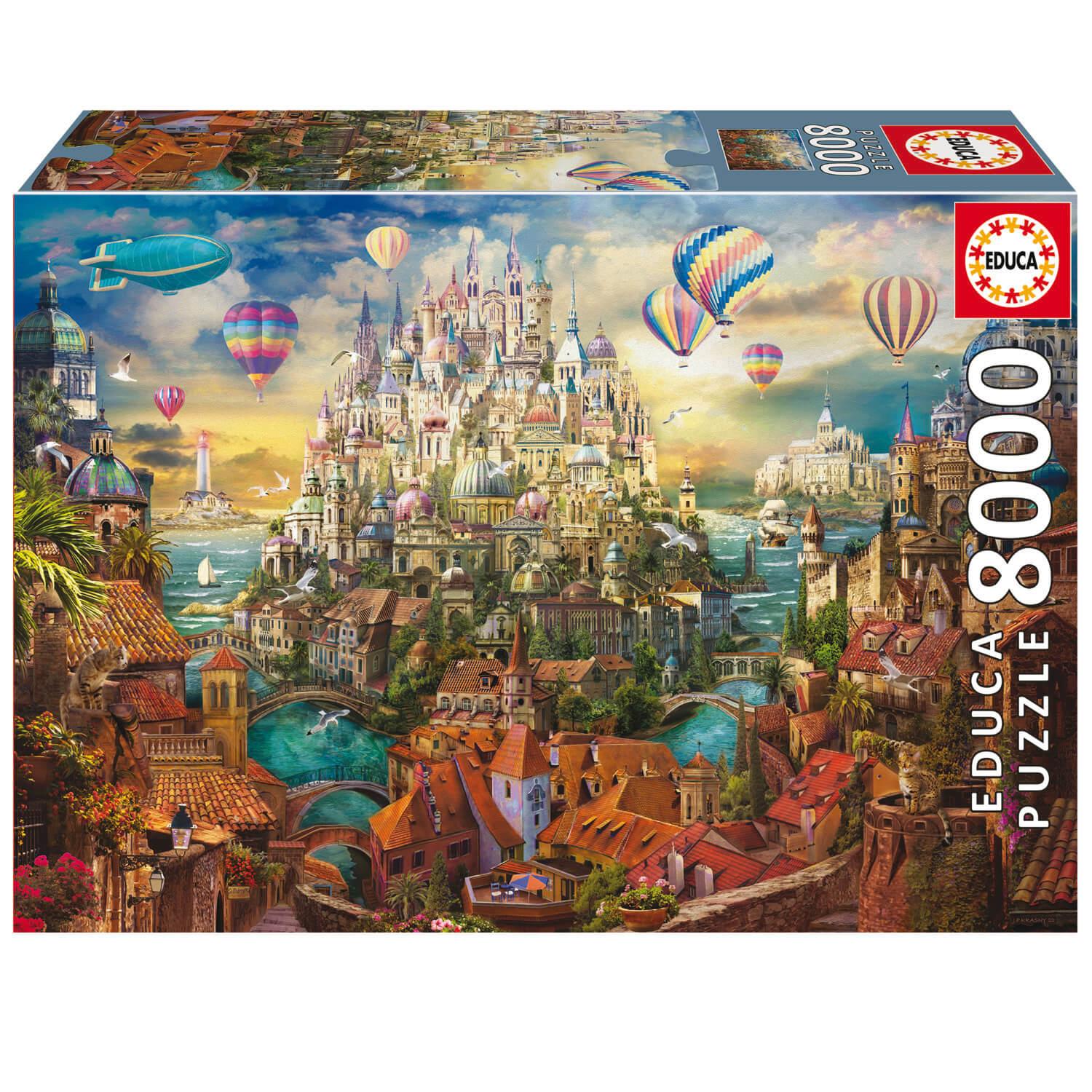 Puzzle 150 pièces - La ville des Pokémon