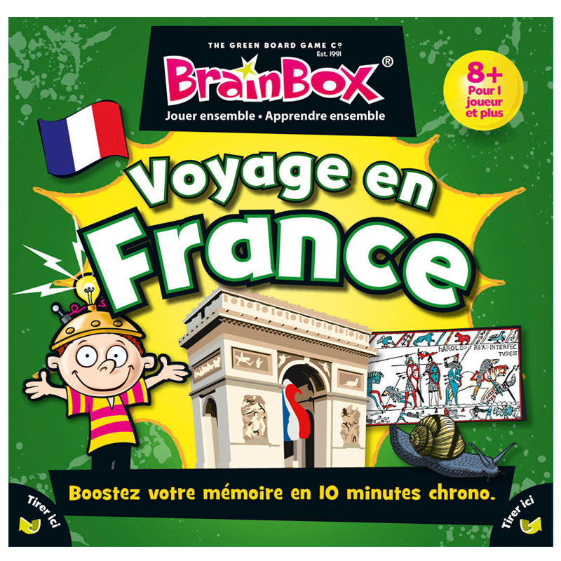 Jeux de Société BrainBox Voyage en France