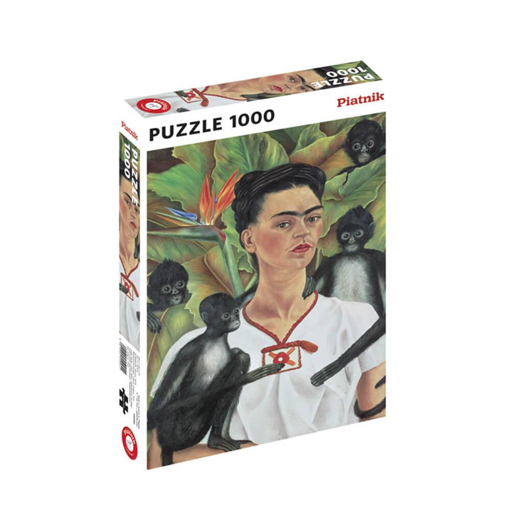 Puzzle 1000 pièces, FRIDA KAHLO Autoportrait - prix pas cher chez