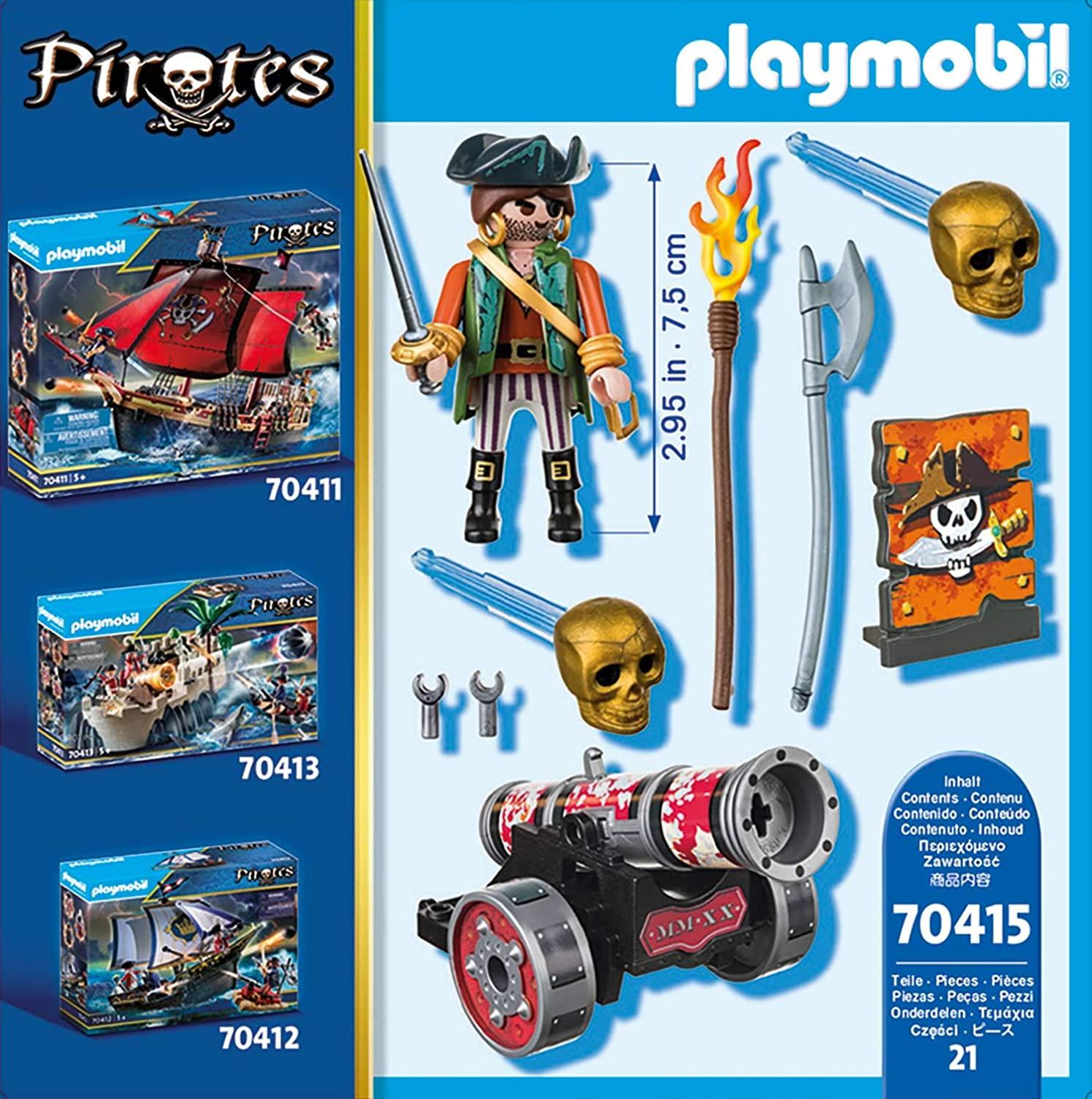 Playmobil 70415 Pirates Canonnier pirate Jeux et jouets