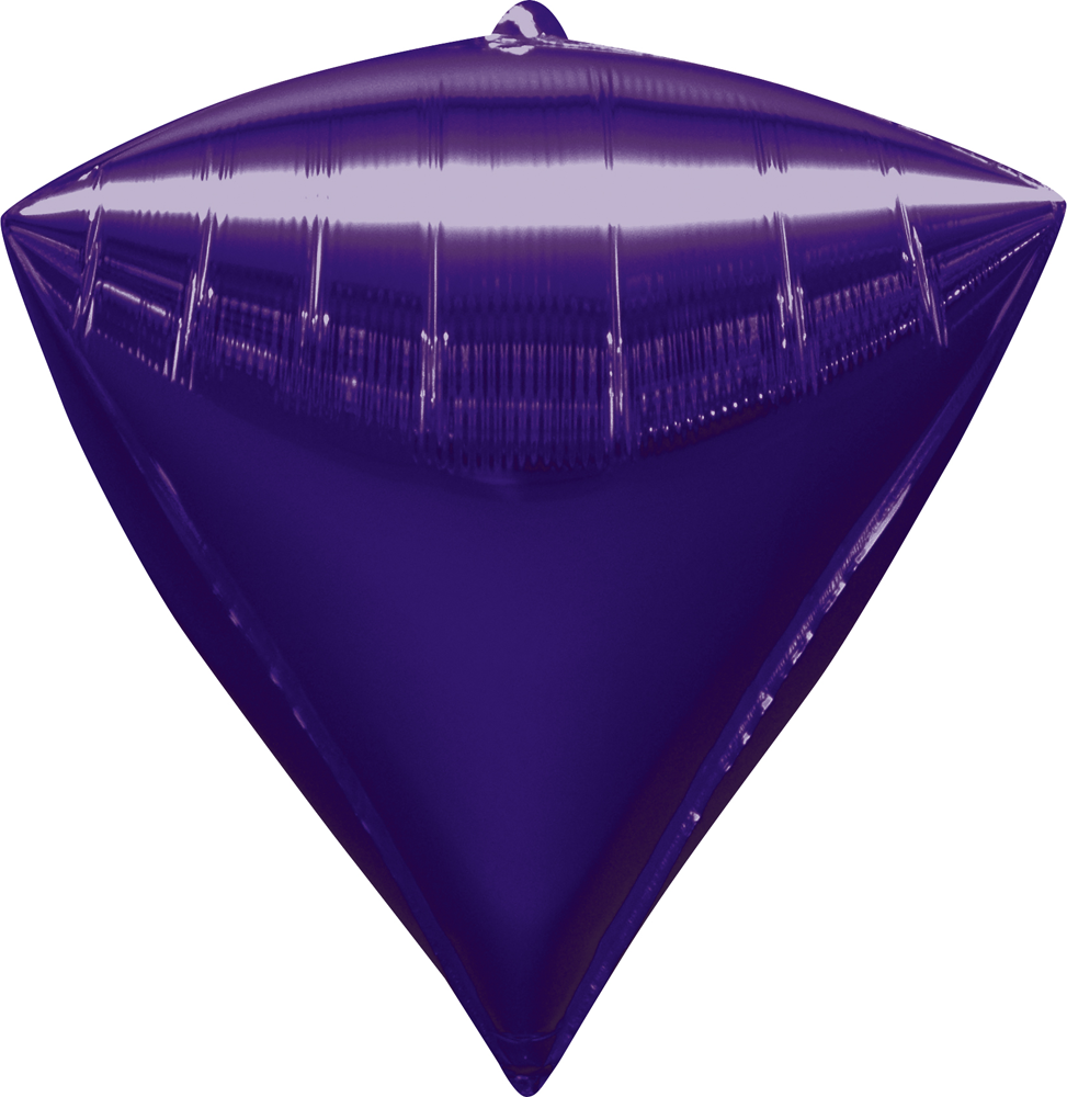Ballon Diamant Violet Mylar