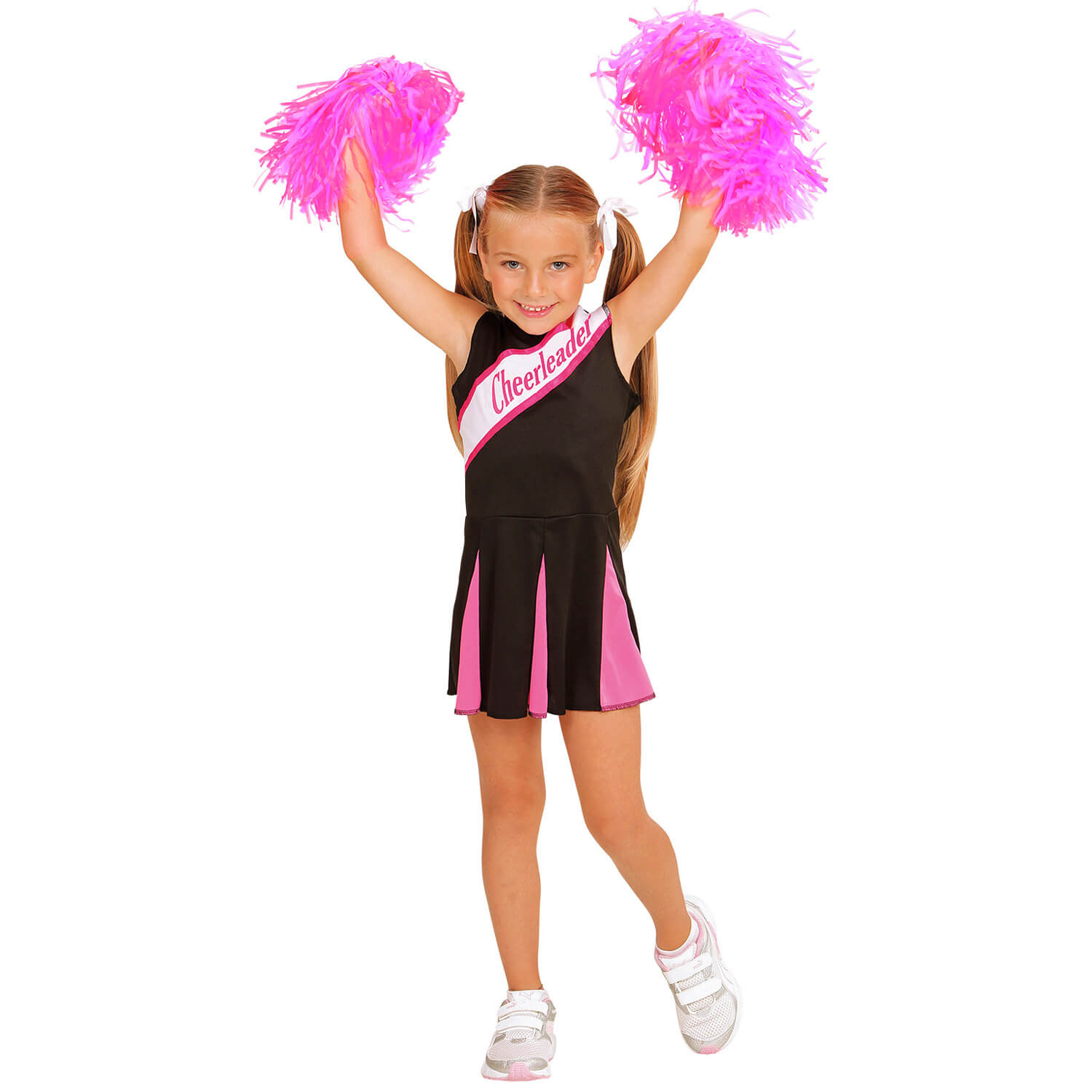 Déguisement pompom girl rose - Tenue de cheerleader