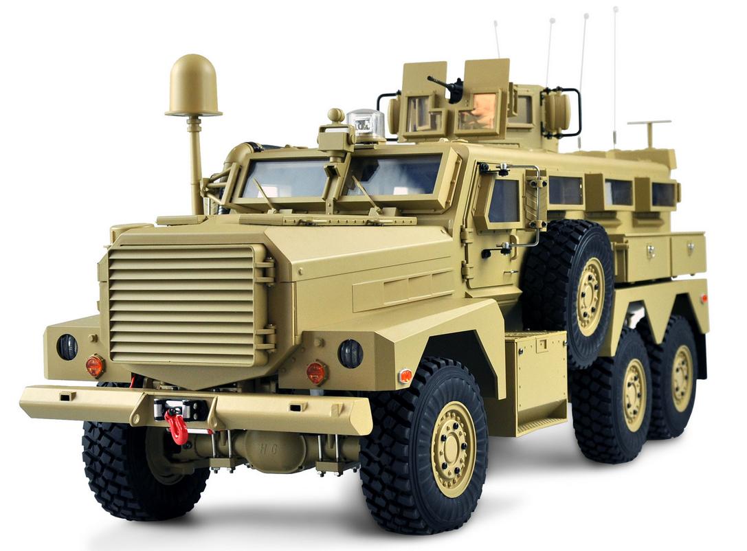 US ARMY MRAP 6WD 1/12e sons et fumée RTR