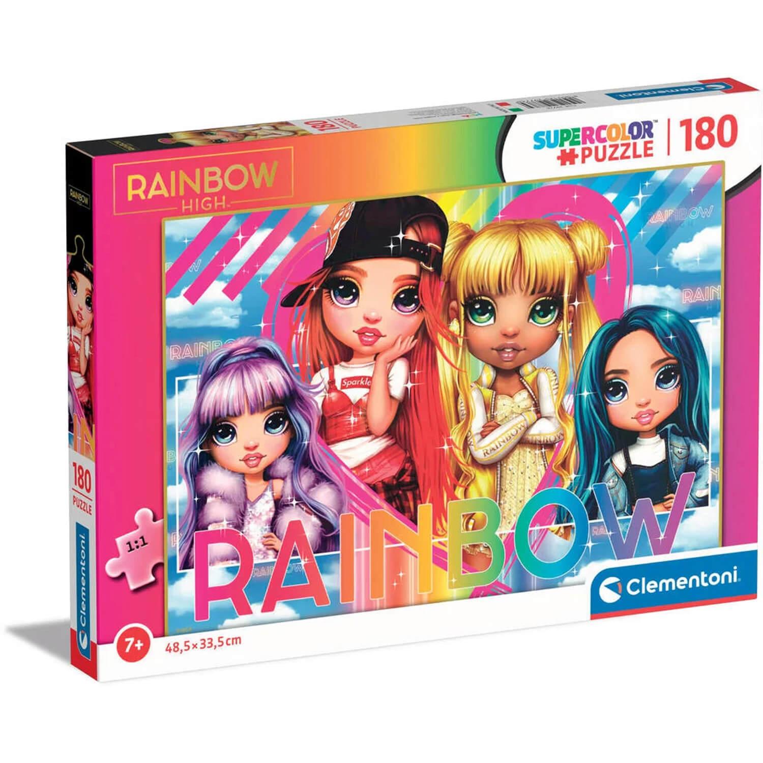 Puzzle 180 pièces : Rainbow High - Jeux et jouets Clementoni - Avenue des  Jeux
