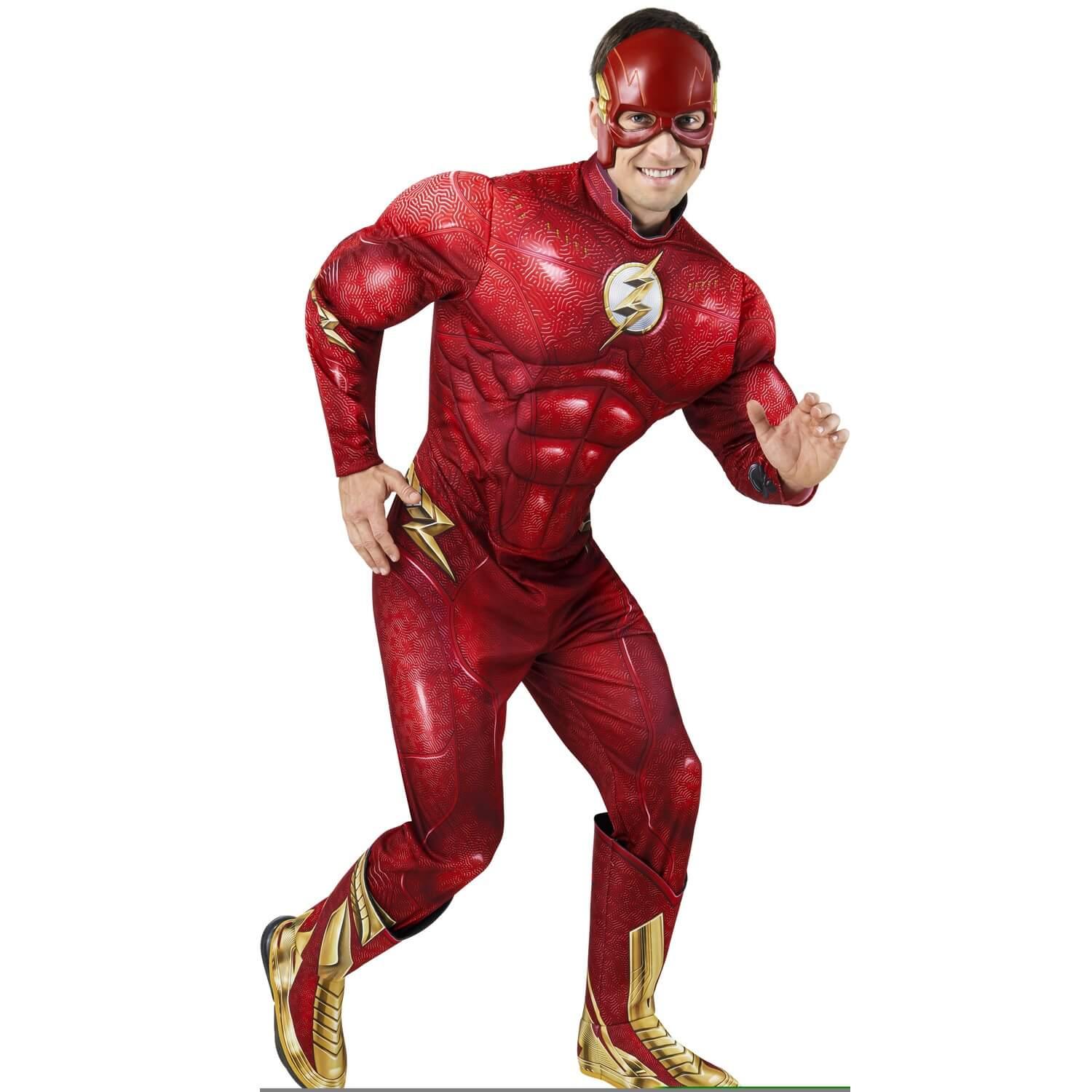 TV The Flash Batman Homme Combinaison Cosplay Costume –