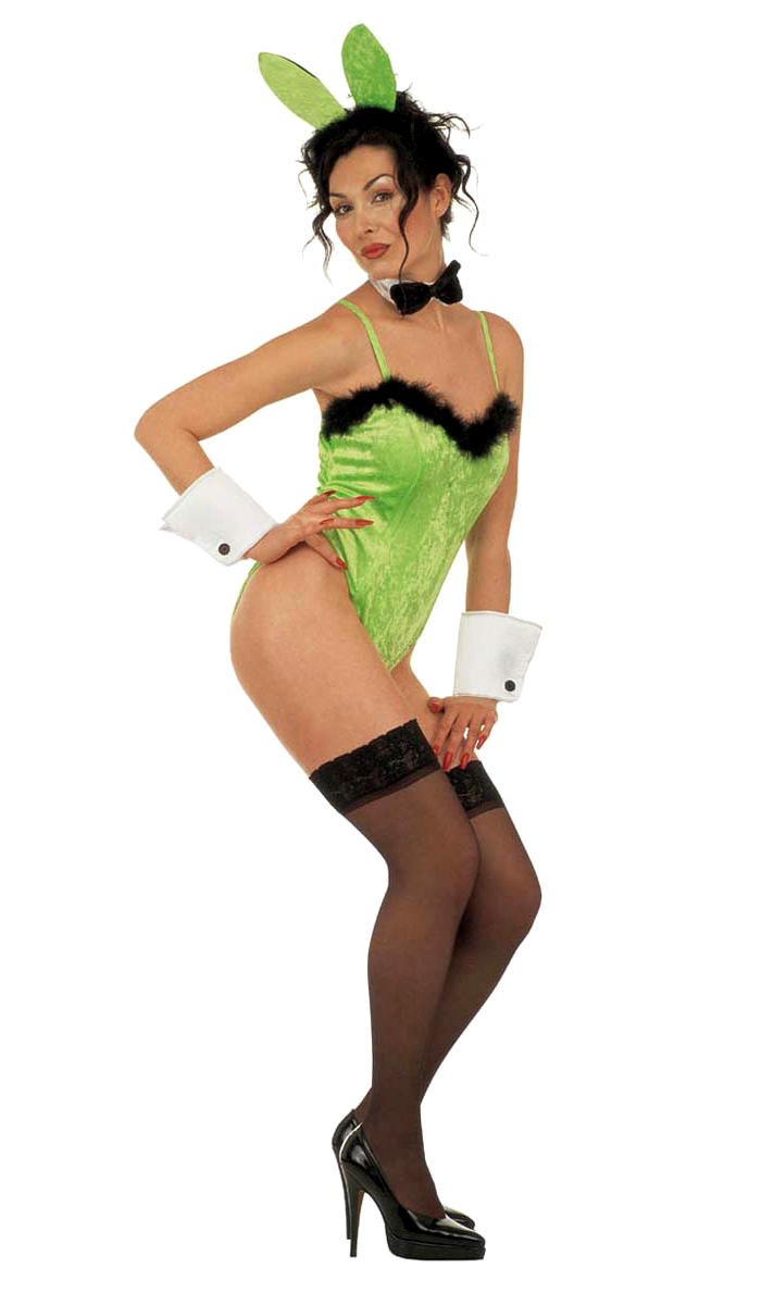 Set De Déguisement Playgirl Vert - Femme