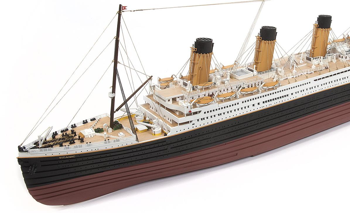 Maquette bateau en bois : RMS Titanic - OCCRE - Rue des Maquettes