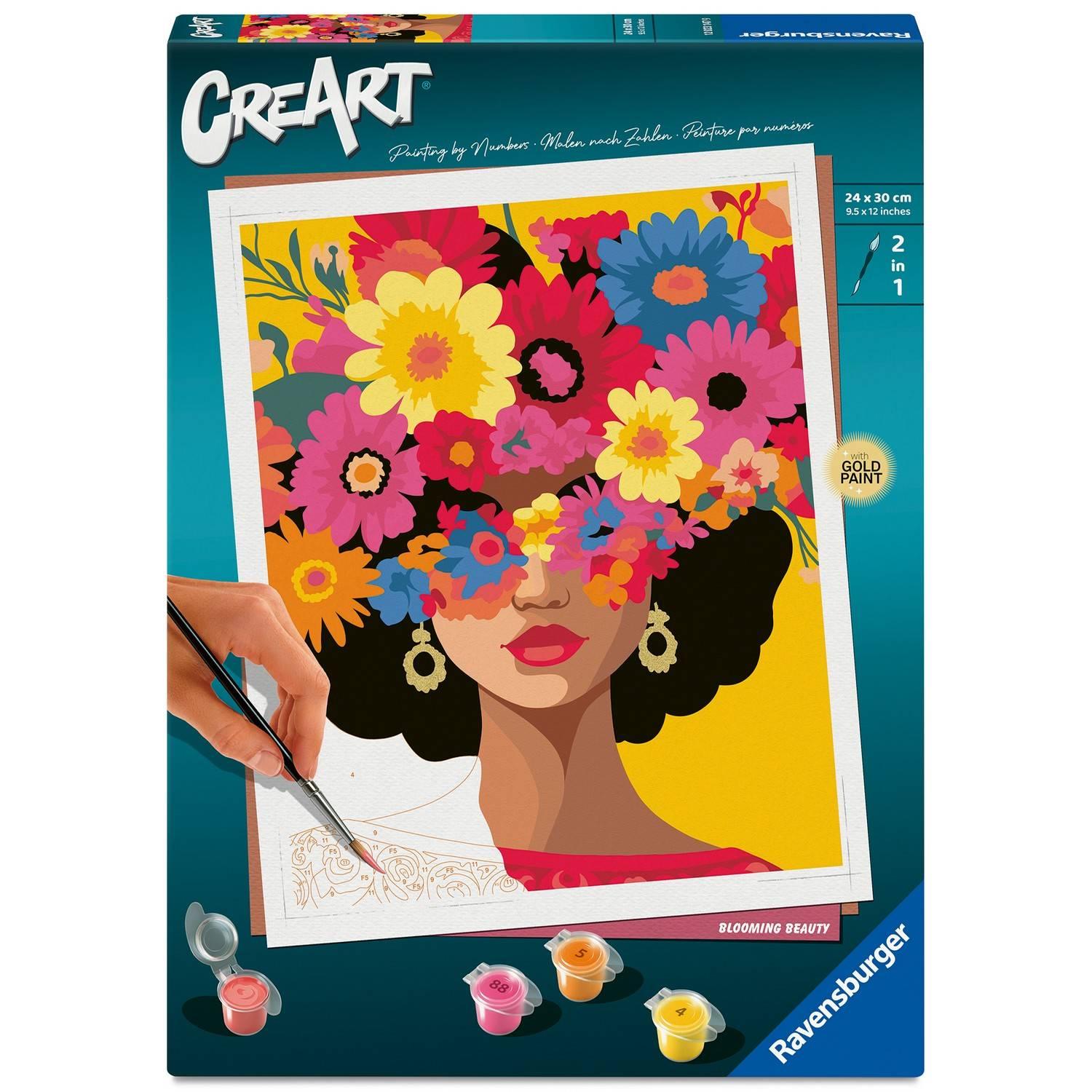 Creart peinture au numéros : Blooming Beauty Ravensburger Jeux France